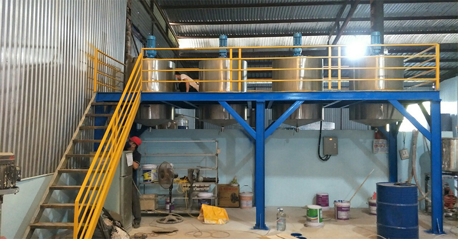 Dự toán sản xuất sơn Dự toán sản xuất sơn