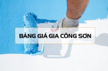 bảng giá gia công sơn net việt